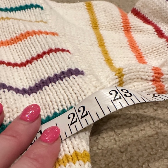 ACOA Women's Multicolor Striped Cardigan Sweater - Picture 6 of 7